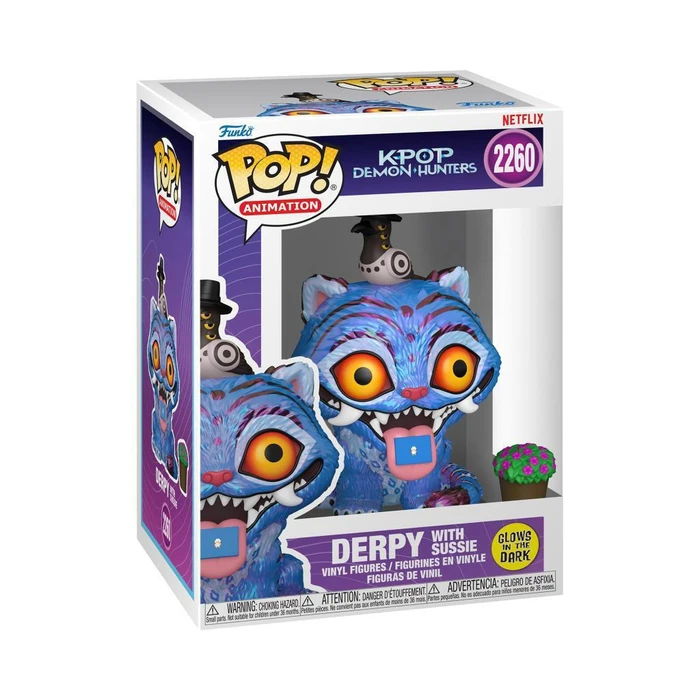 Funko Pop Animation KPop Demon Hunters Derpy with Sussie Glows in the Dark