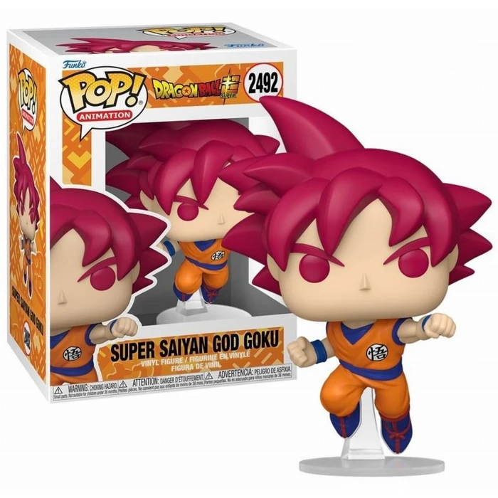 Funko Pop! Animation: Dragon Ball Super - Super Saiyan God Goku #2492 Vinyl Figure