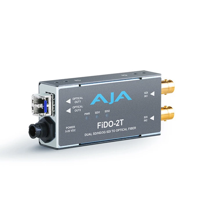 AJA FiDO-2T Dual-Channel SDI-to-Fiber Transmitter (1310 nm)