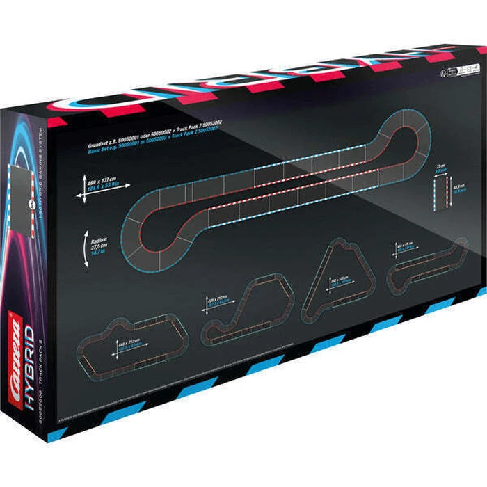 Carrera Hybrid Πίστες & αξεσουάρ slot car Hybrid Track Pack 2 Extension / Car Set