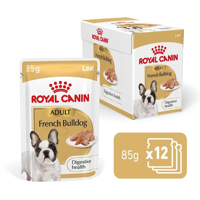 ROYAL CANIN French Bulldog Loaf 12x85g - Βρεγμένη τροφή για ενήλικους Γαλλικούς Μπουλντόγκ