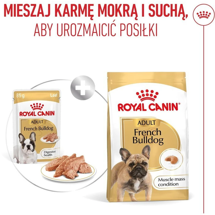 ROYAL CANIN French Bulldog Loaf 12x85g - Βρεγμένη τροφή για ενήλικους Γαλλικούς Μπουλντόγκ