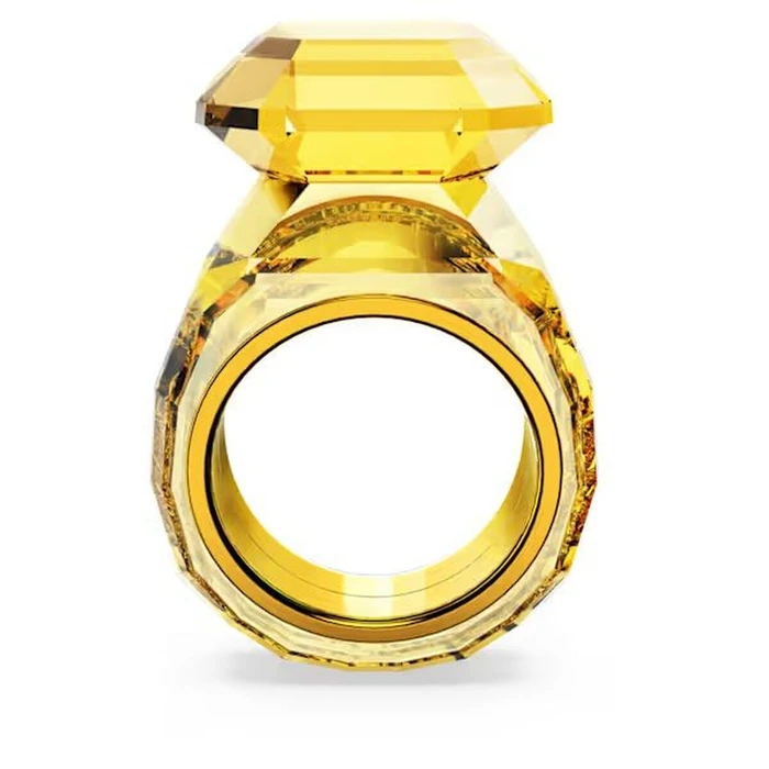 Swarovski Women's Gold-Plated Ring with Stones - Size 55 (Inner Diameter 17.2 mm) - Model 5600226