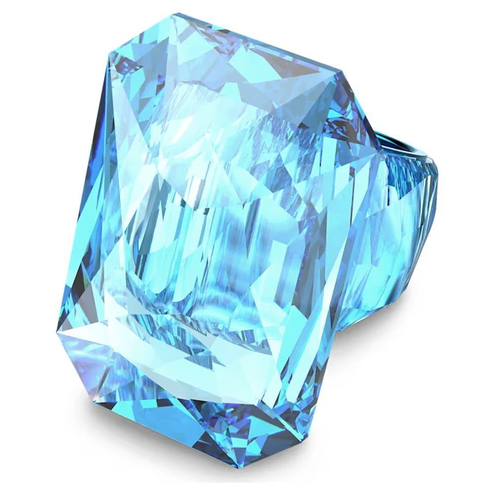 Swarovski Γυναικείο Δαχτυλίδι με Πέτρα LUCENT Aqua, Μέγεθος 52