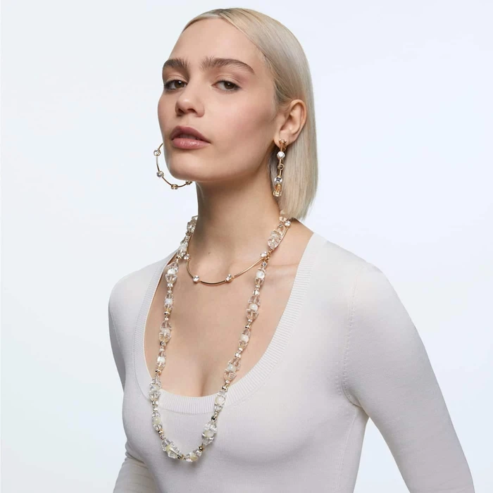 Swarovski Somnia Σετ με Κολιέ (60cm) & Βραχιόλι (16cm) με Πέτρες – 5610981