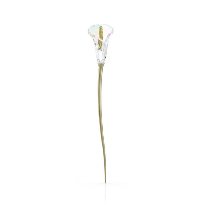 Swarovski Διακοσμητικό Γυάλινο Λουλούδι Calla Lily (Garden Tales) 25.1 cm – Champagne gold tone