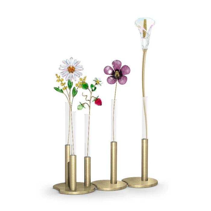 Swarovski Διακοσμητικό Γυάλινο Λουλούδι Calla Lily (Garden Tales) 25.1 cm – Champagne gold tone