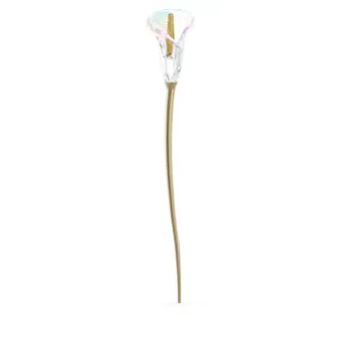 Swarovski Διακοσμητικό Γυάλινο Λουλούδι Calla Lily (Garden Tales) 25.1 cm – Champagne gold tone