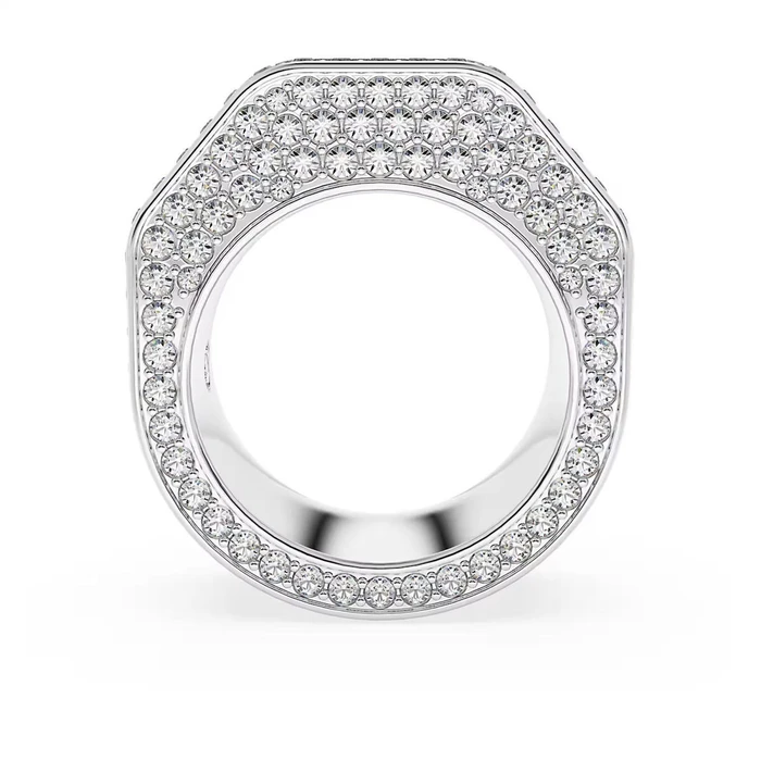 Swarovski Γυναικείο Δαχτυλίδι με Πέτρες από Ατσάλι, Μέγεθος 50