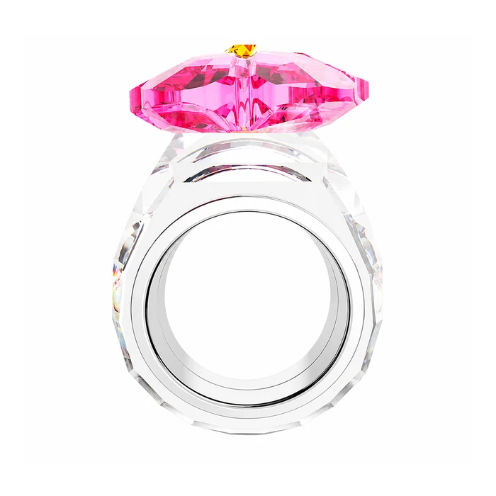 Swarovski Women's Idylia Cocktail Ring with Pink Stone, Size 55 (Model 5652457)