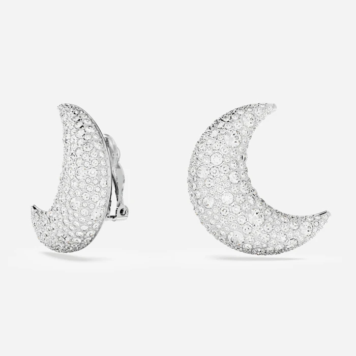 Swarovski Σκουλαρίκια Καρφωτά με Clip από Ατσάλι με Πέτρες 5666158