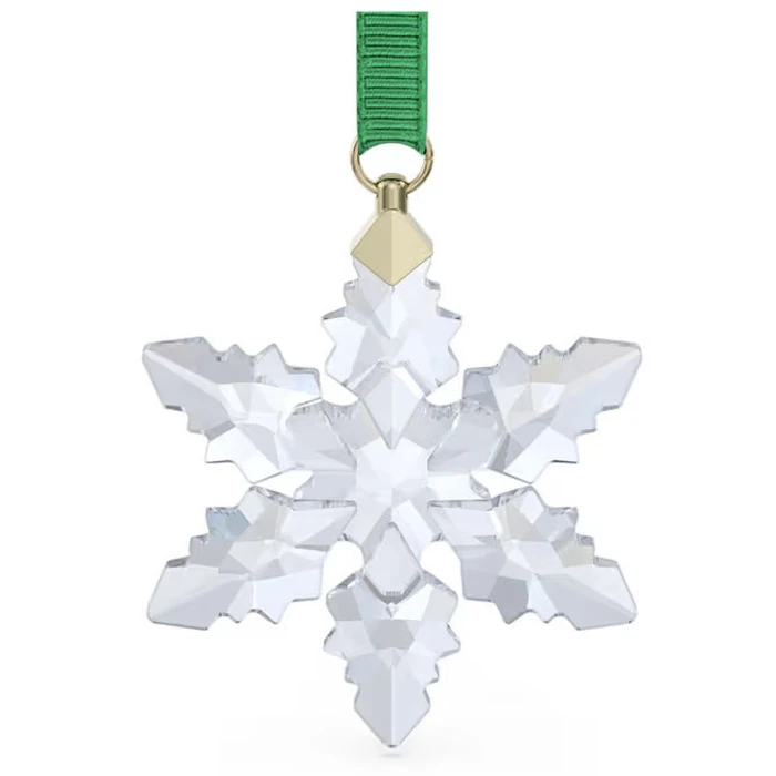 Swarovski Crystal Snowflake Hanging Ornament Gold (Annual Edition 2024) - 5.3 x 0.8 cm, SKU 5673430