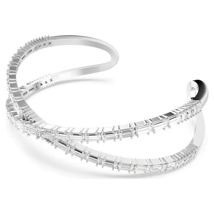 Swarovski Hyperbola Γυναικείο Βραχιόλι Χειροπέδα με Σχέδιο Άπειρο από Ατσάλι 17cm (5677627)
