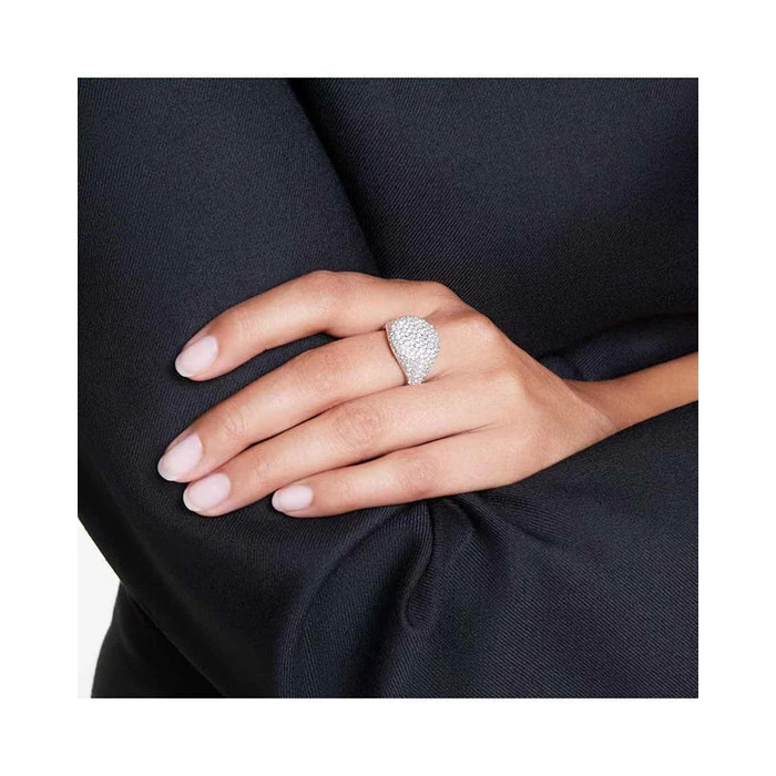 Swarovski Cocktail Women's Stainless Steel Ring with Stones - Size 50 (Model 5684246)