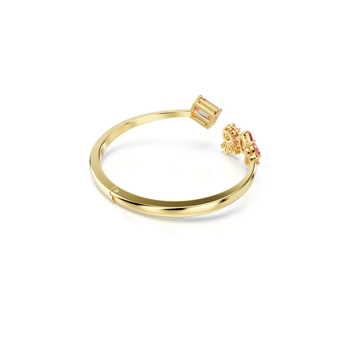 Swarovski Gema Women's Gold-Tone Hinged Bracelet Cuff 16.1 cm (5688482)