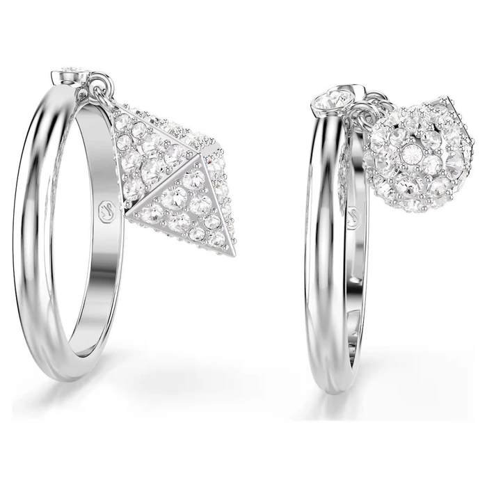 Swarovski Γυναικείο Δαχτυλίδι με Κρύσταλλα, Ανοξείδωτο Ατσάλι, Μέγεθος 52