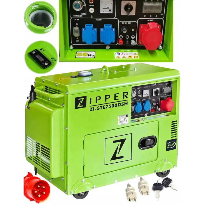 Zipper ZI-STE7500DSH Diesel Power Generator 5000W