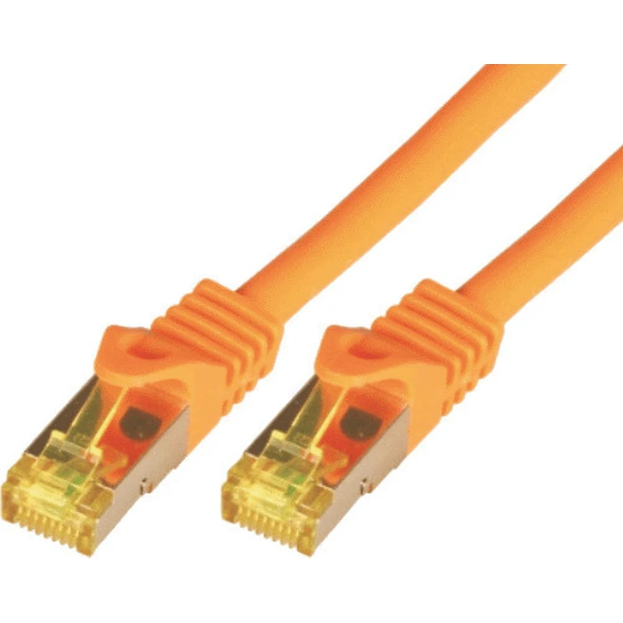 MCAB S/FTP Cat.7 (10Gbps) Ethernet Network Cable 0.25 m Orange SMP3700/00