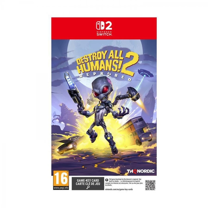 Destroy All Humans! 2 - Reprobed (Κάρτα παιχνιδιού Nintendo Switch 2) - THQ NORDIC