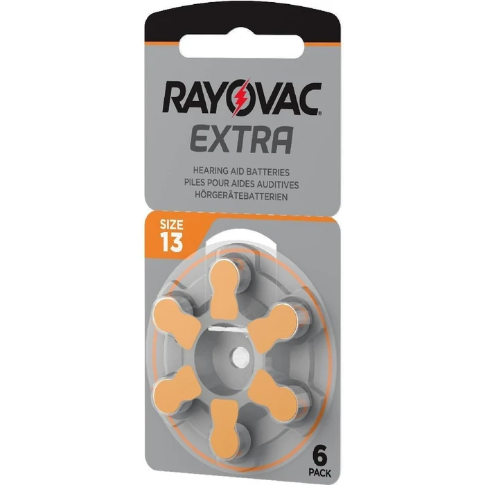 Rayovac Extra Advanced Μπαταρίες Ακουστικών Βαρηκοΐας 13 1.45V 6τμχ