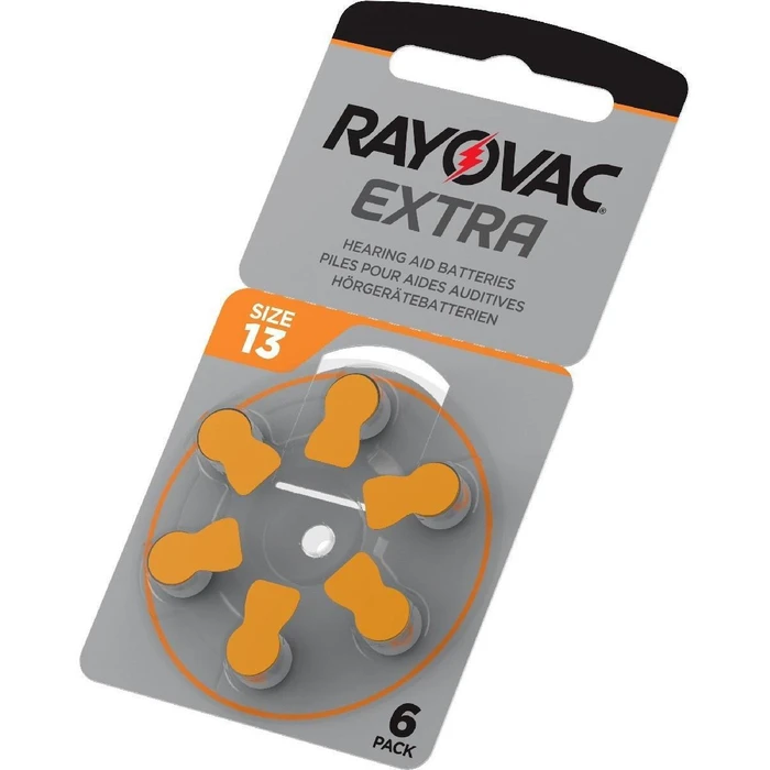 Rayovac Extra Advanced Μπαταρίες Ακουστικών Βαρηκοΐας 13 1.45V 6τμχ