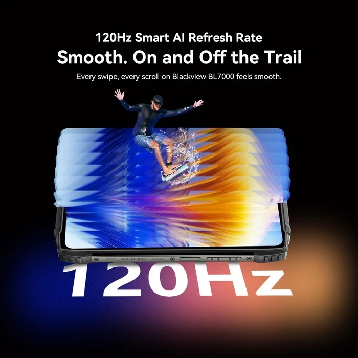 Smartphone BlackView Dual 5G Rugged (8Gb+256Gb) Bl7000 Nfc Black