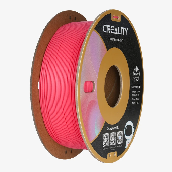 3D Printer Filament Creality CR-PLA Matte Strawberry Red, 1 kg Spool,1.75mm (3301010300)