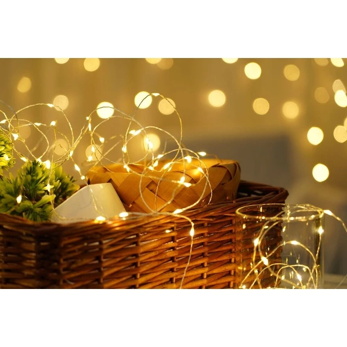Modee 100 LED 5m Warm White Battery String Lights ML-C1011