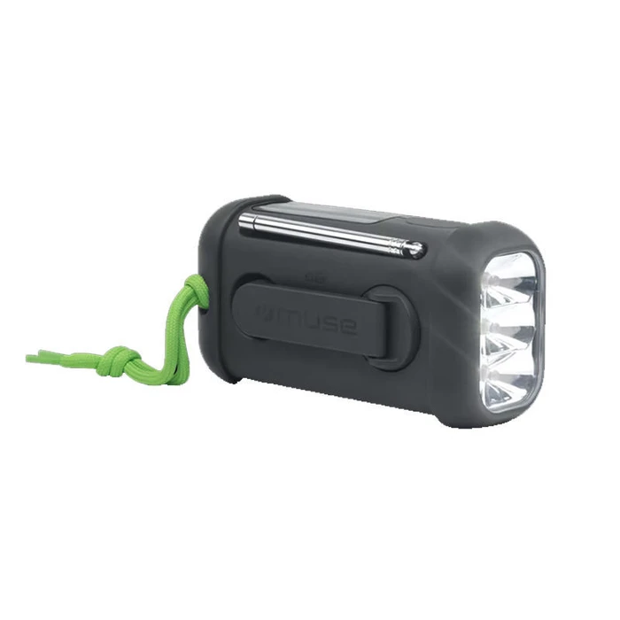 Φορητό Ραδιόφωνο Muse Ηλιακό με Φακό MH-08 MB Muse