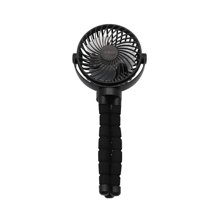 Ανεμιστηράκι Primo Mini Flexible PRMF-80691 4'' Μαύρος Επαναφορτιζόμενος