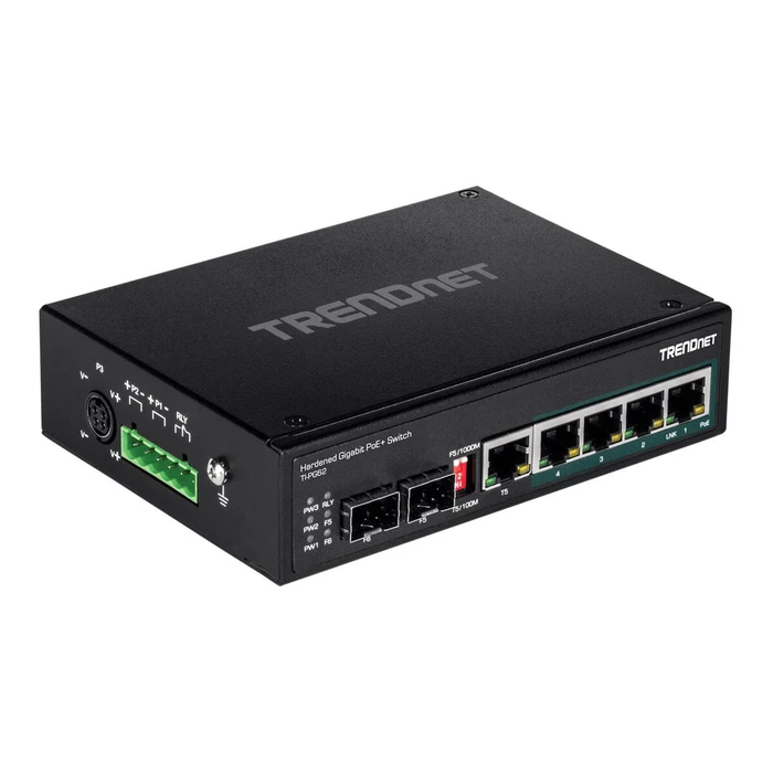 Network Switch TrendNet Gbit PoE+ DIN Rail Switch 120W