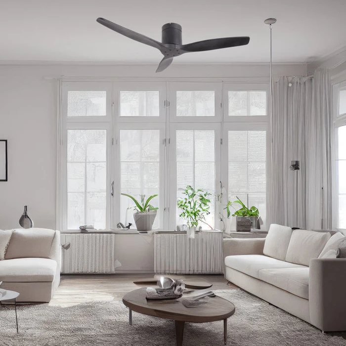 Ανεμιστήρας Οροφής Primo PRCF-80666 52'' Με Τηλεχειριστήριο Μαύρος