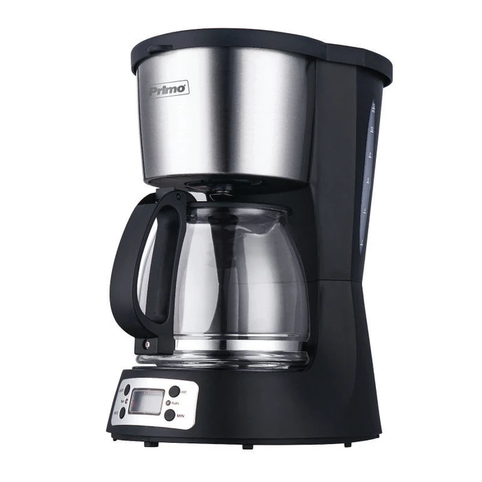 Καφετιέρα Φίλτρου Primo PRCM-40250 Digital Eco 1.5L 12φλ Μαύρη-Inox