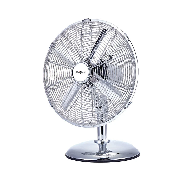 Ανεμιστήρας Επιτραπέζιος Primo PRΤF-80579 12'' 30εκ. Μεταλλικός Χρώμιο