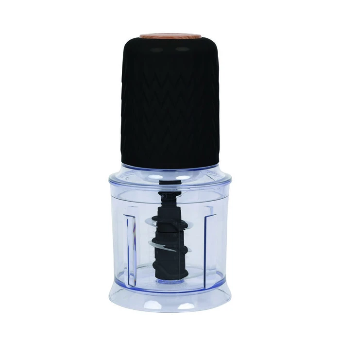 Πολυκόπτης Primo PRFC-40478 3πλό Mαχαίρι 500W 700ml Μαύρο-Wooden