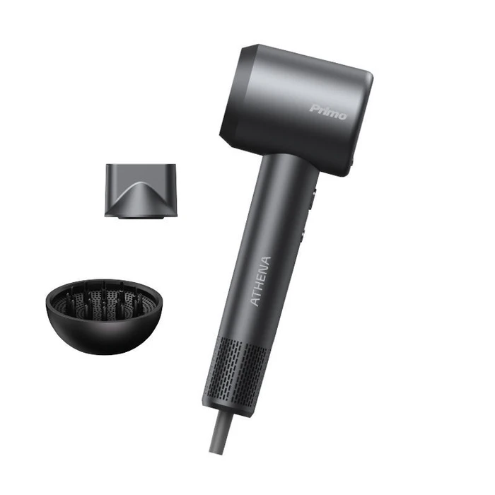 Πιστολάκι Μαλλιών Primo PRHD-40503 1600W BLDC Με λειτουργία ιονισμού Ανθρακί