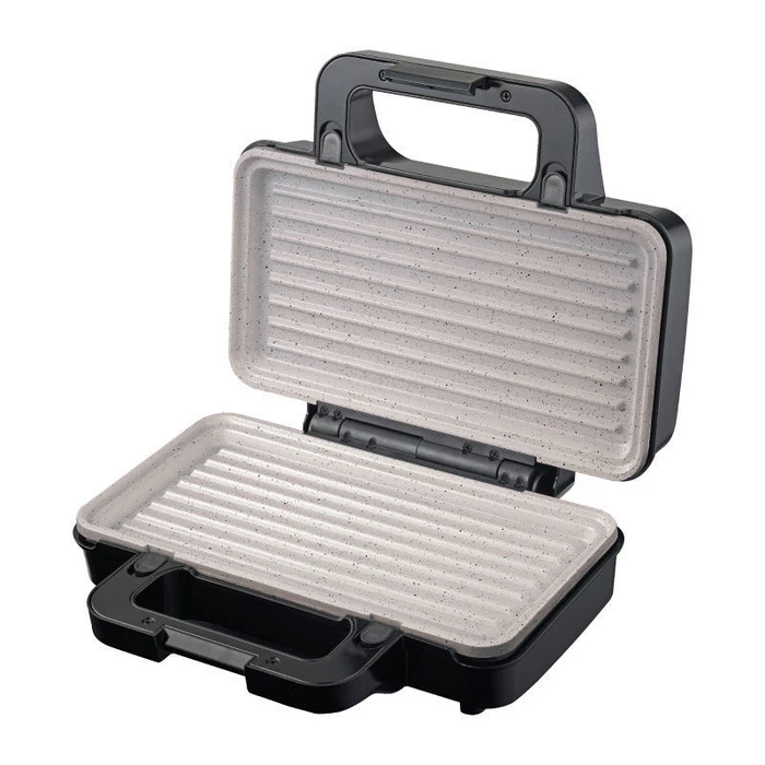 Τοστιέρα Primo PRSM-40383 2 Θέσεων XLong "marble" αποσπώμενες πλάκες Μαύρη/inox