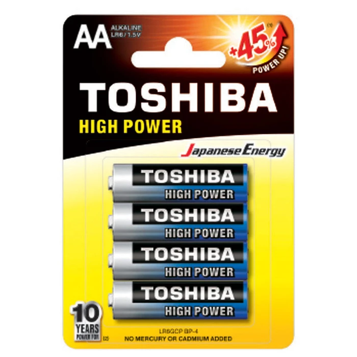 Αλκαλικές Μπαταρίες Toshiba AA - LR6GCP BP-4