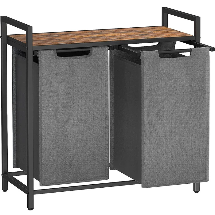 Vasagle 2 Compartment Laundry Basket 2x46Lt (BLH201G01) (VASBLH201G01)