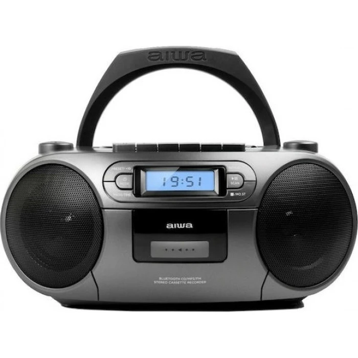 Φορητό Ραδιο-CD/MP3/USB/Kασετόφωνο Aiwa με Bluetooth BBTC-550/MG