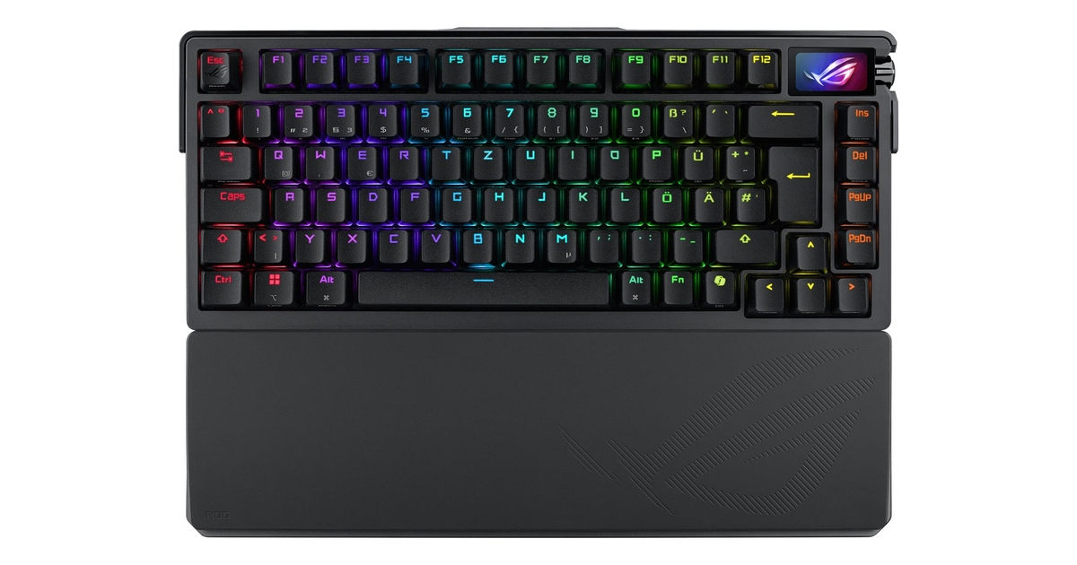 Gaming Πληκτρολόγιο Asus ROG Azoth Extreme USB + RF + Bluetooth QWERTZ ...