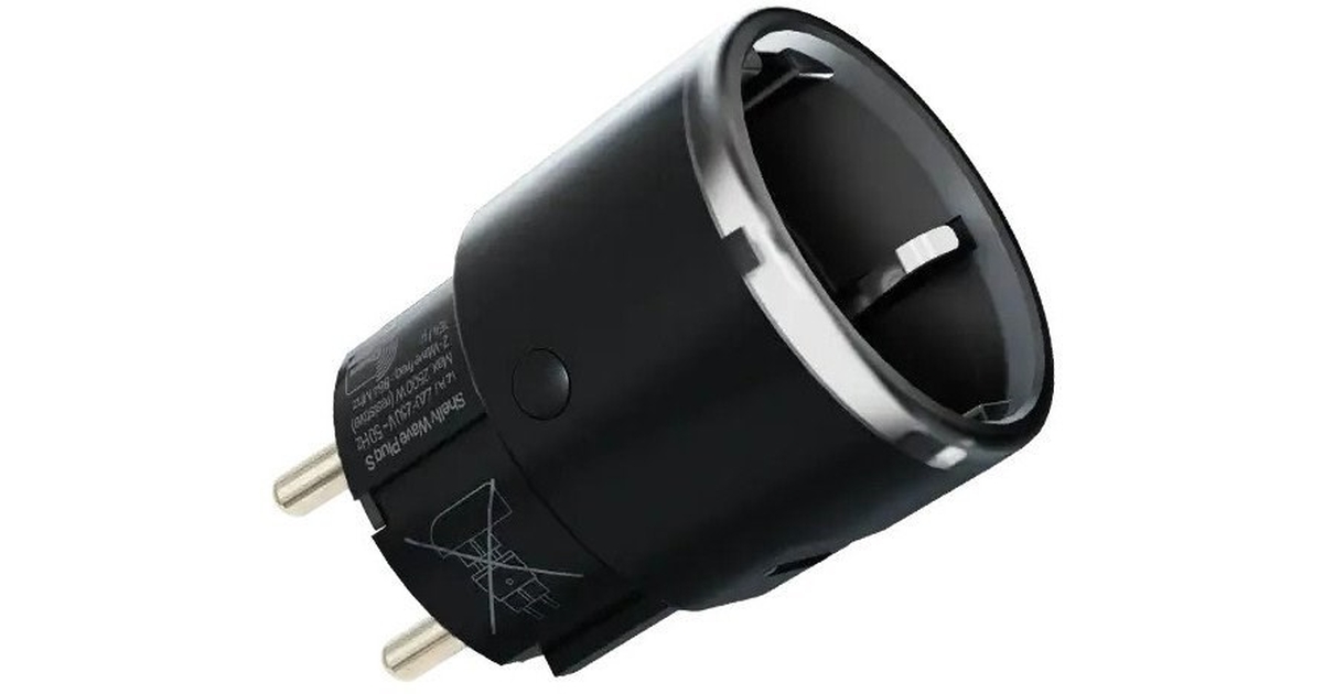 Smart Μονόπριζο Shelly Wave Plug S - Z-Wave 800 Black - Techstores.gr