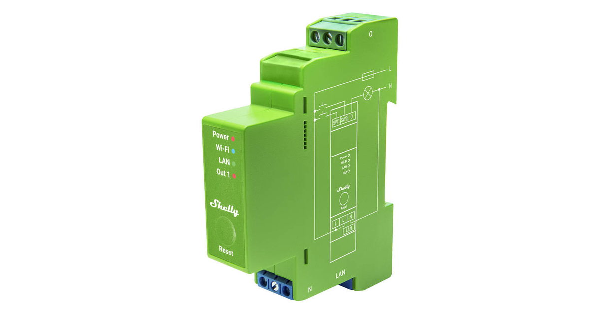 Διακόπτης Πίνακα DIN Rail Smart Switch Shelly Pro Dimmer , 1 channels ...