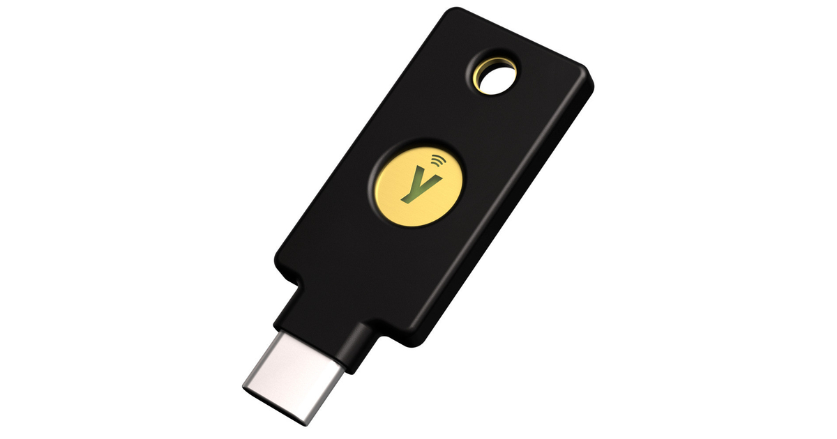 Security Key Yubico USB NFC Black (5060408465301) - Techstores.gr