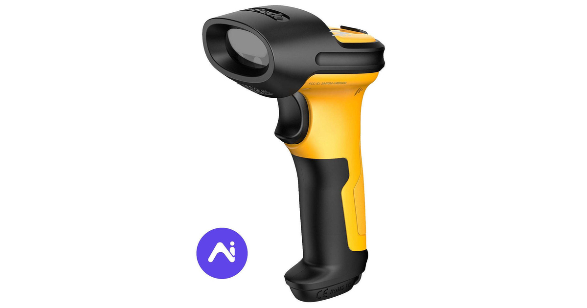 Barcode Scanner Inateck P6-AI yellow [BCST-P6-AI_yellow] - Techstores.gr