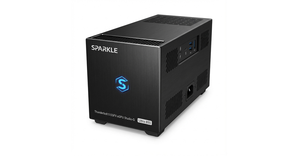Θήκη Sparkle Thunderbolt 5 EGFX eGPU Studio-G Ultra 850 Black ...