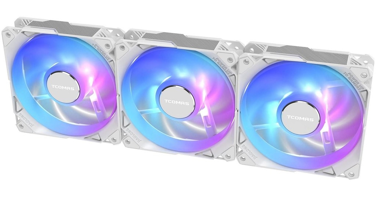 Case Fan Tcomas FA200 White Triple Pack 3x120mm - Techstores.gr