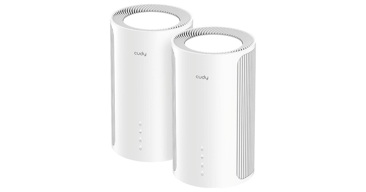 Router Cudy M11000(2-Pack) BE11000 2.5G Tri-Band Wi-Fi 7 Mesh Solution ...