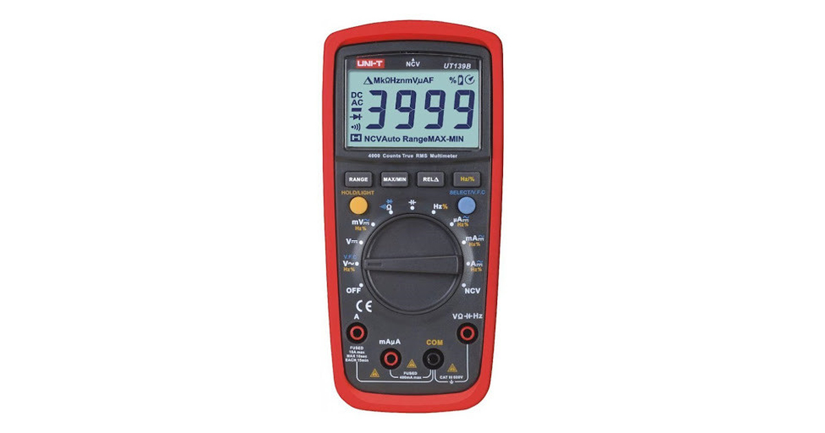 UNI-T UT139B True RMS Digital Multimeter - Techstores.gr