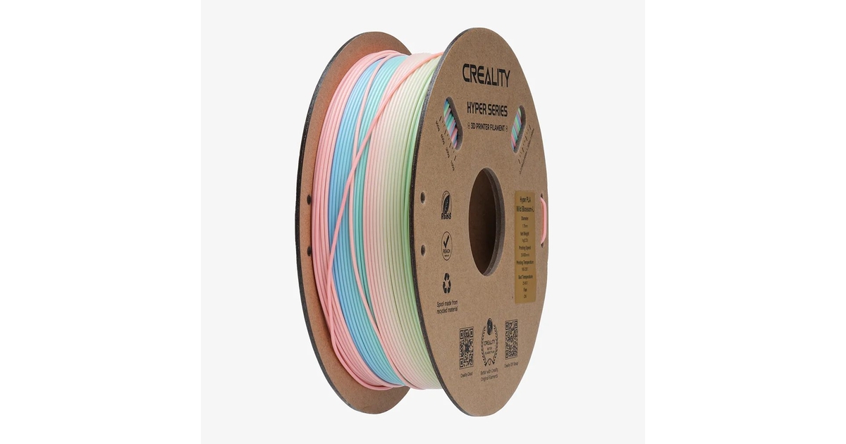 3D Printer Filament Creality Hyper PLA Rainbow Spring Lake - Fast with ...